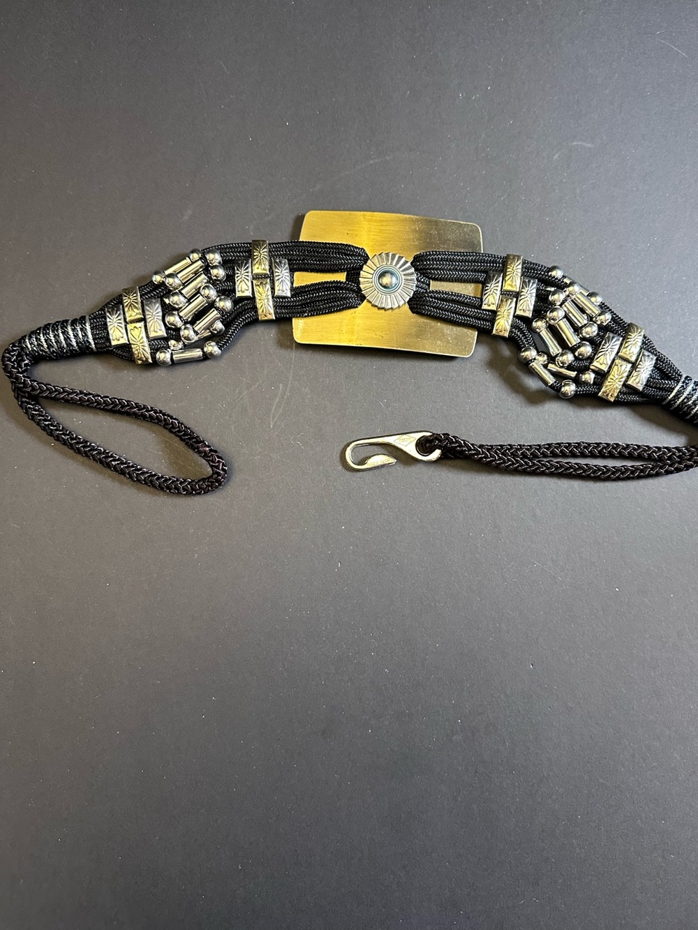 VINTAGE TOSHIYO STATEMENT BELT | 28” | JAPAN | 1980s BOHO GLAM